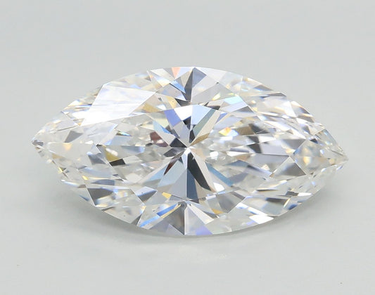 Lab-Grown Marquise Diamond - 3.51 Carats, E Color, VS2 Clarity - Certified by IGI - Report Number: LG685582633