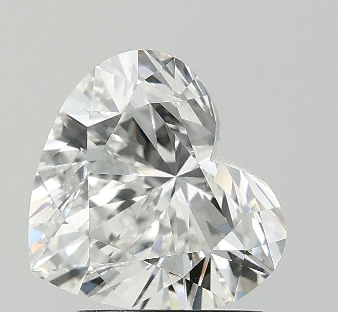 Lab-Grown Heart Diamond - 2.03 Carats, F Color, VVS2 Clarity - Certified by IGI - Report Number: LG678573558