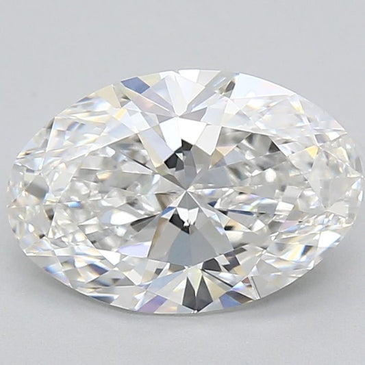 Lab-Grown Oval Diamond - 3.04 Carats, E Color, VVS2 Clarity - Certified by IGI - Report Number: LG717525696