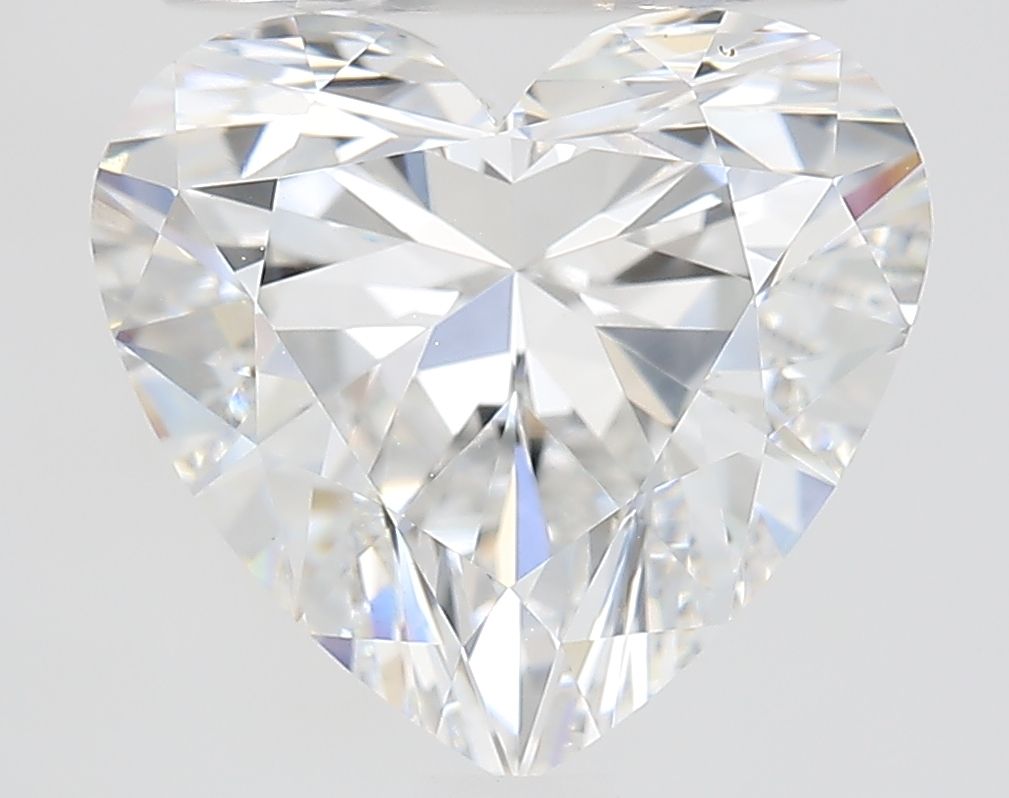 Lab-Grown Heart Diamond - 2.58 Carats, E Color, VVS2 Clarity - Certified by IGI - Report Number: LG655462827