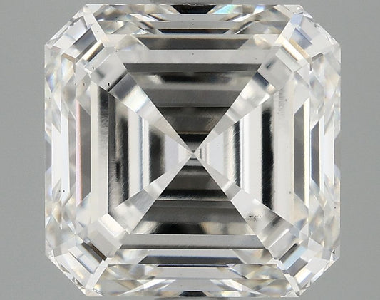 Lab-Grown Asscher Diamond - 3.04 Carats, F Color, VS1 Clarity - Certified by IGI - Report Number: LG689535668