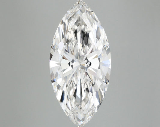 Lab-Grown Marquise Diamond - 5.01 Carats, F Color, VS2 Clarity - Certified by IGI - Report Number: LG685543658