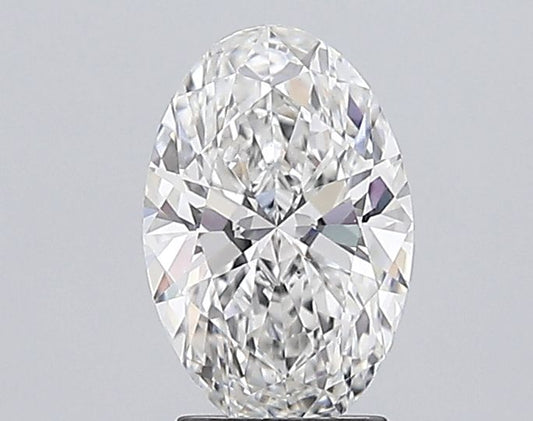 Lab-Grown Oval Diamond - 2.59 Carats, F Color, VS1 Clarity - Certified by IGI - Report Number: LG689530091