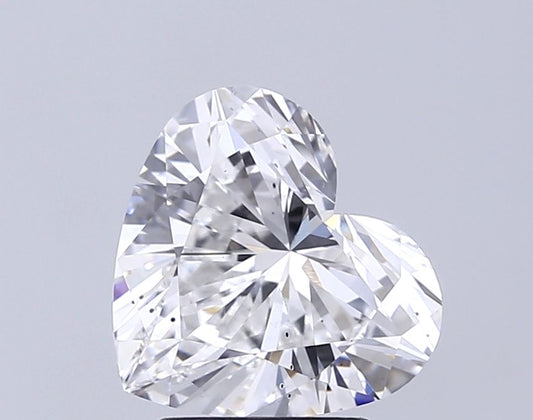 Lab-Grown Heart Diamond - 3.03 Carats, E Color, VS2 Clarity - Certified by IGI - Report Number: LG685525056