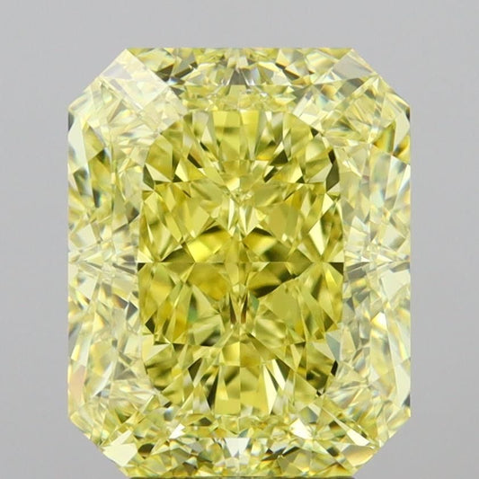 Radiant 6.03ct Fancy Intense Yellow VS2 - Cut • GIA • 6552515927