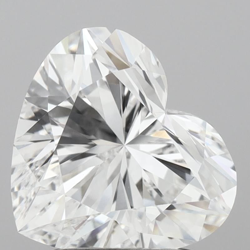 Lab-Grown Heart Diamond - 2.02 Carats, D Color, VVS2 Clarity - Certified by IGI - Report Number: LG717585505