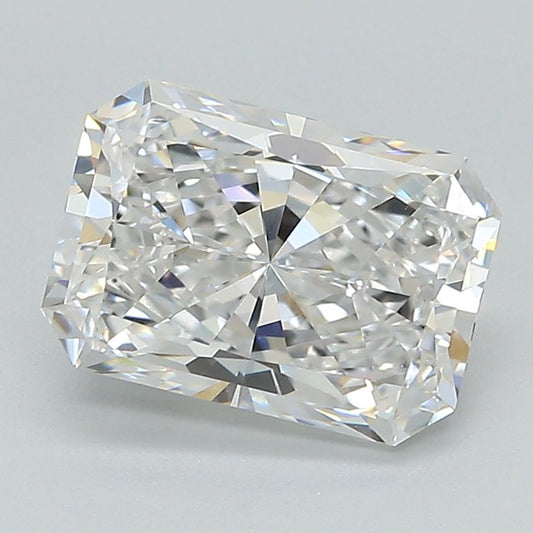 Lab-Grown Radiant Diamond - 2.58 Carats, E Color, VVS2 Clarity - Certified by IGI - Report Number: LG668430047