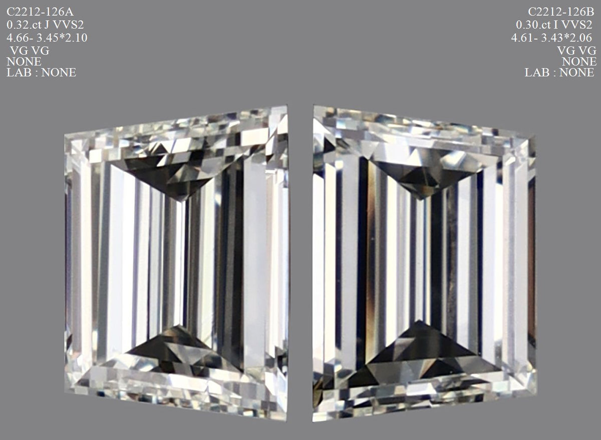 Trapezoid 0.32ct J VVS2 - Cut • NONE • A42AC7C59E