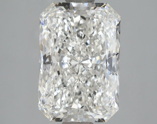Lab-Grown Radiant Diamond - 2.57 Carats, F Color, VVS2 Clarity - Certified by IGI - Report Number: LG670473412