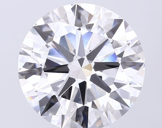 Lab-Grown Round Diamond - 8.04 Carats, E Color, VS1 Clarity - Certified by IGI - Report Number: LG714503933