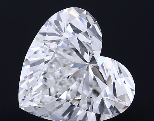 Lab-Grown Heart Diamond - 7.02 Carats, F Color, VS1 Clarity - Certified by IGI - Report Number: LG675534052