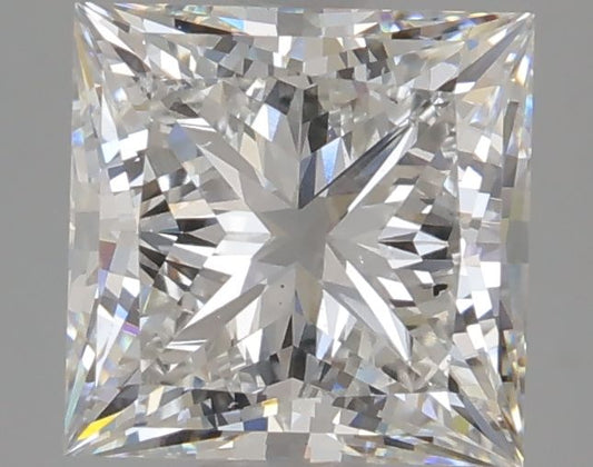 Lab-Grown Princess Diamond - 2.52 Carats, F Color, VS2 Clarity - Certified by IGI - Report Number: LG633485287