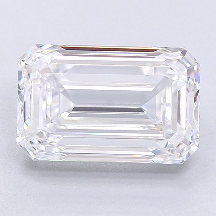 Lab-Grown Emerald Diamond - 3.57 Carats, D Color, VVS2 Clarity - Certified by IGI - Report Number: LG651438121