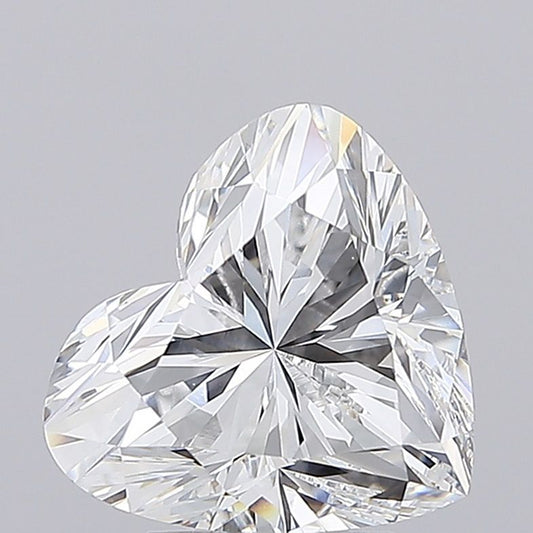 Lab-Grown Heart Diamond - 4.06 Carats, E Color, VVS2 Clarity - Certified by IGI - Report Number: LG695516724