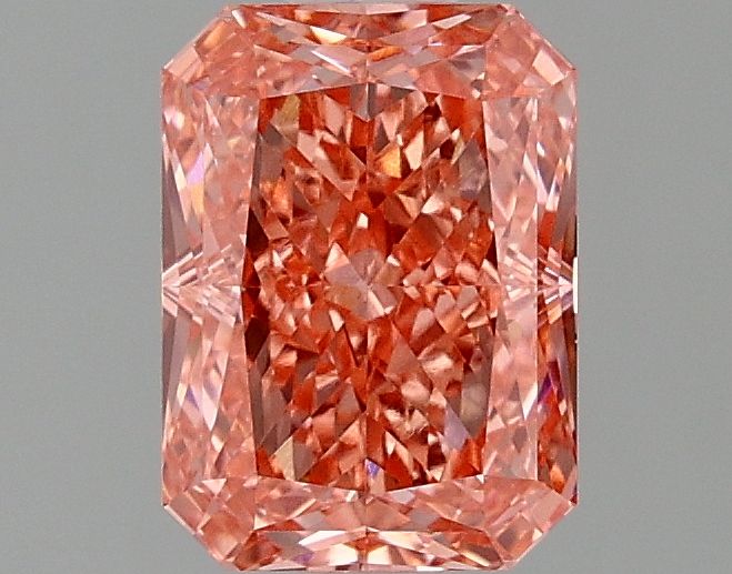 Lab-Grown Radiant Diamond - 1.5 Carats, Fancy Vivid Pink Color, VVS2 Clarity - Certified by IGI - Report Number: LG668470206