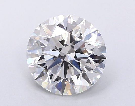 Lab-Grown Round Diamond - 2.5 Carats, E Color, VS2 Clarity - Certified by IGI - Report Number: LG694597308