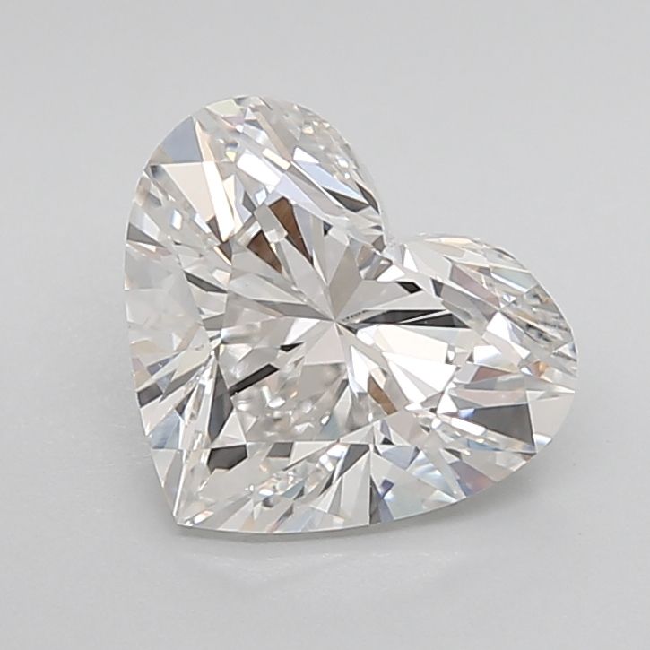 Lab-Grown Heart Diamond - 3.0 Carats, F Color, VVS2 Clarity - Certified by IGI - Report Number: LG650490163