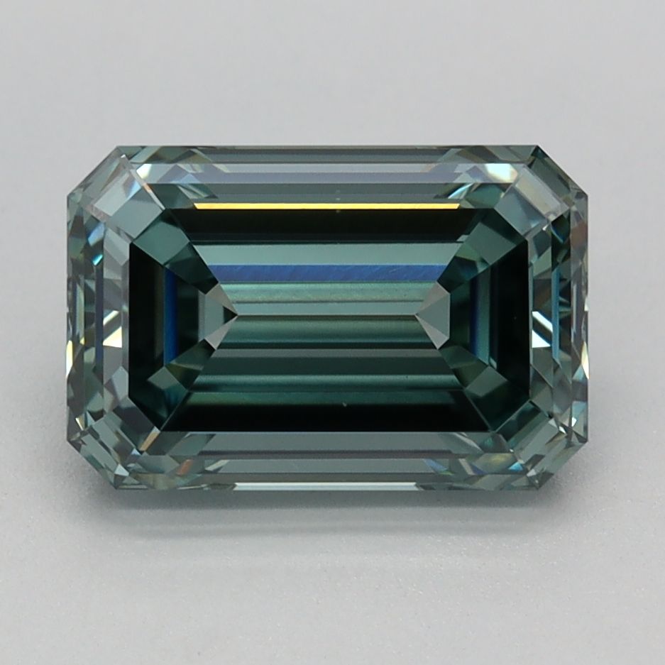 Lab-Grown Emerald Diamond - 2.04 Carats, Fancy Intense Green Color, VVS2 Clarity - Certified by IGI - Report Number: LG669429494