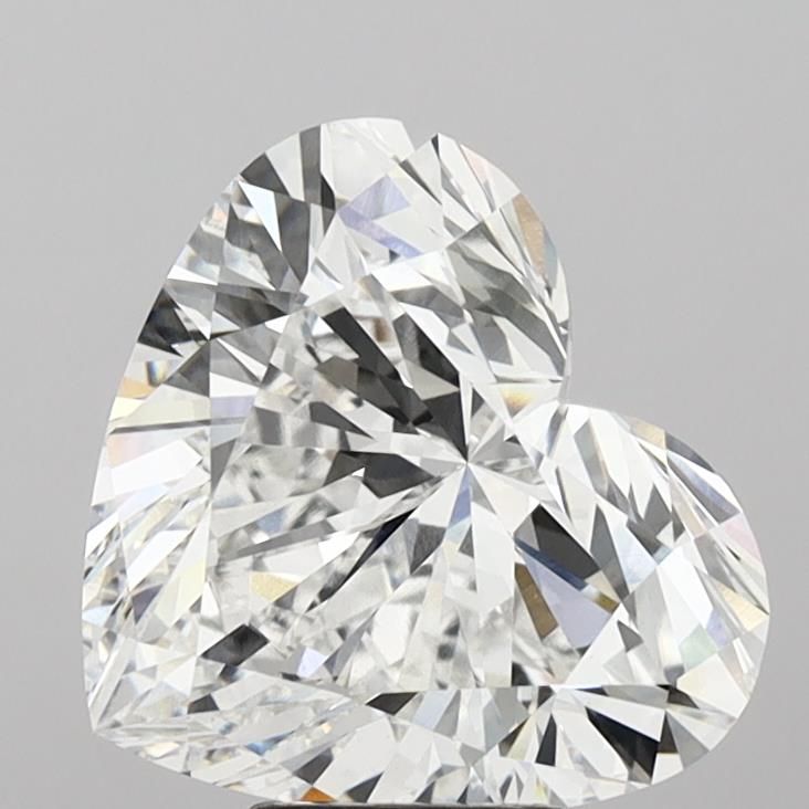 Lab-Grown Heart Diamond - 8.03 Carats, E Color, VVS2 Clarity - Certified by IGI - Report Number: LG681591230