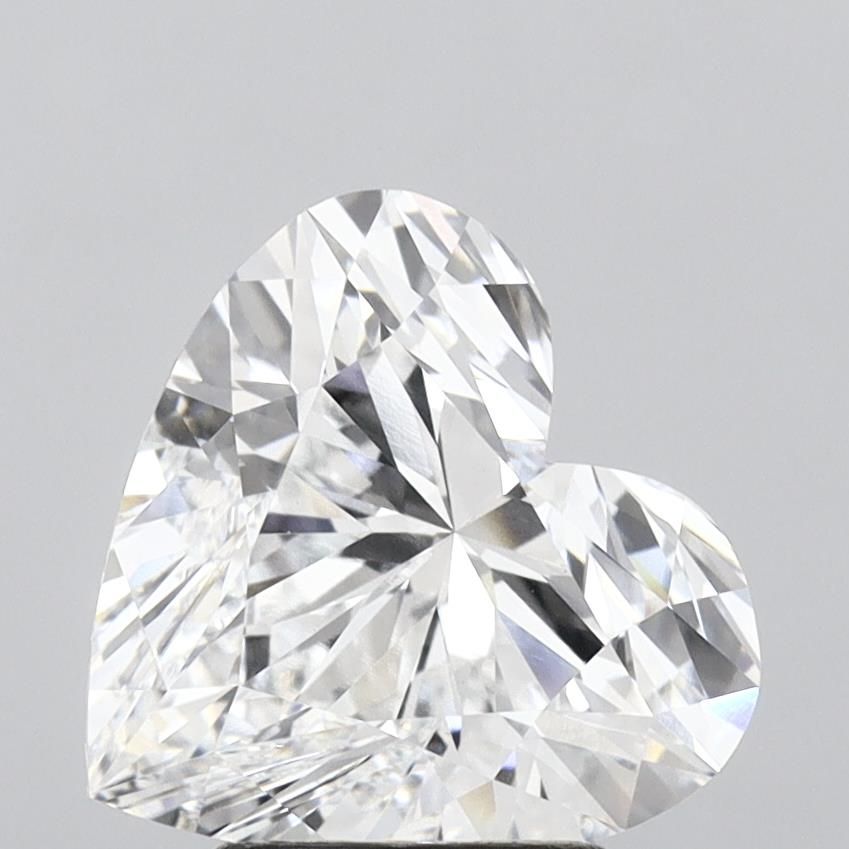 Lab-Grown Heart Diamond - 4.04 Carats, D Color, VVS2 Clarity - Certified by IGI - Report Number: LG675526175