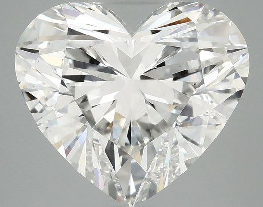 Lab-Grown Heart Diamond - 4.8 Carats, F Color, VS1 Clarity - Certified by IGI - Report Number: LG715544566