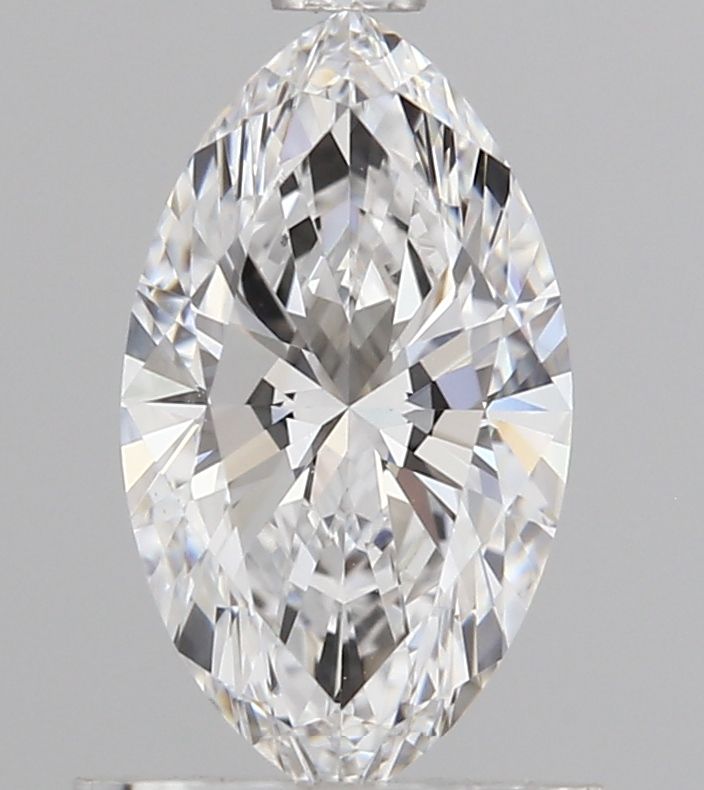 Lab-Grown Marquise Diamond - 0.77 Carats, D Color, VVS2 Clarity - Certified by IGI - Report Number: LG677537643