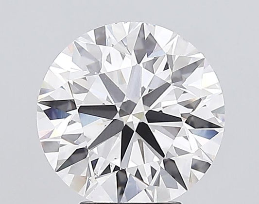 Lab-Grown Round Diamond - 5.0 Carats, E Color, VS2 Clarity - Certified by IGI - Report Number: LG683582505