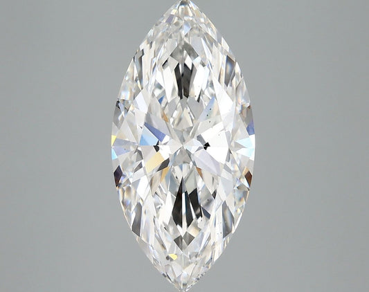Lab-Grown Marquise Diamond - 2.98 Carats, E Color, VS2 Clarity - Certified by IGI - Report Number: LG685587095