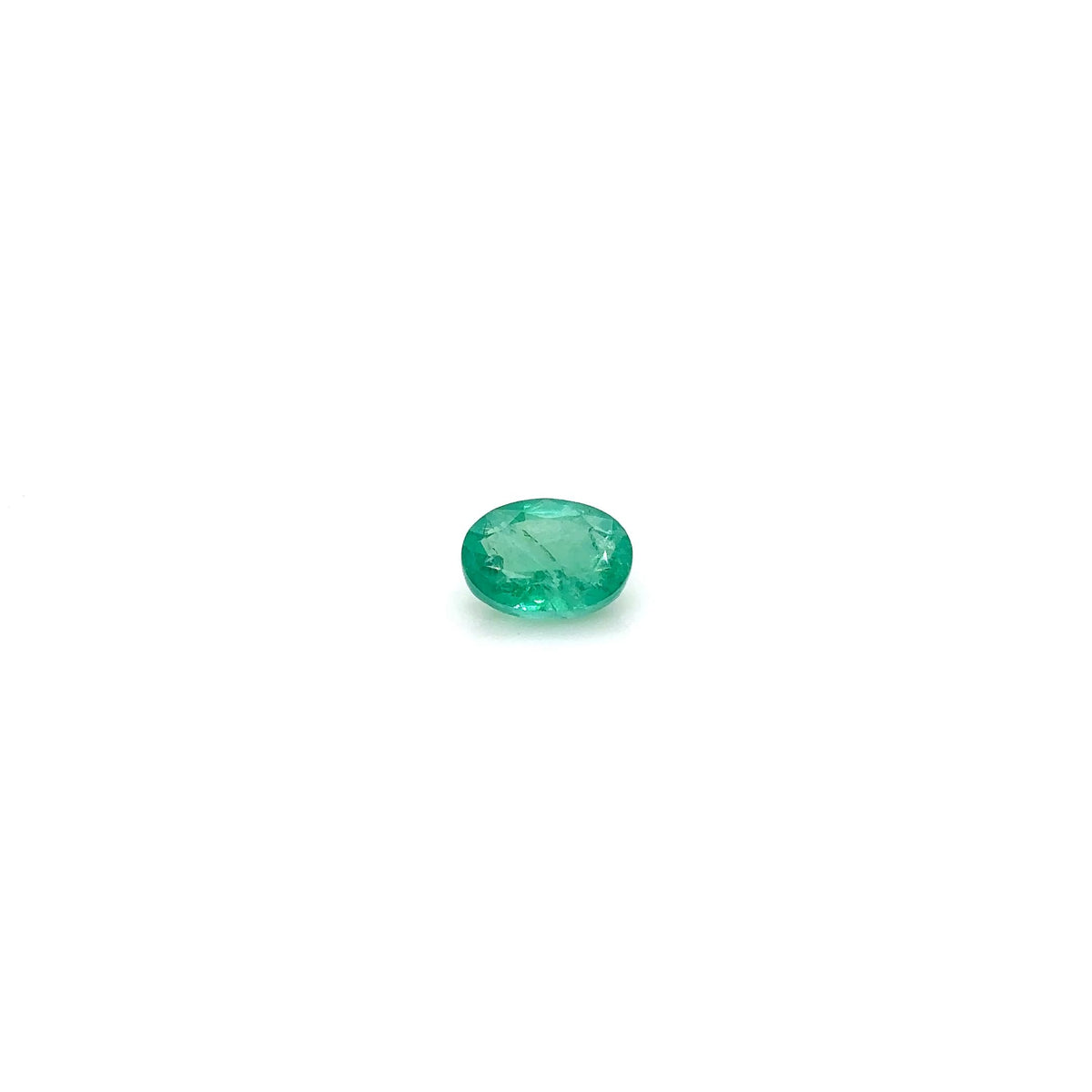 0.87ct Vivid Green Green Oval Emerald