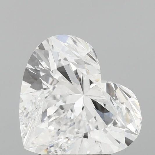 Lab-Grown Heart Diamond - 2.54 Carats, D Color, VS1 Clarity - Certified by IGI - Report Number: LG711530403