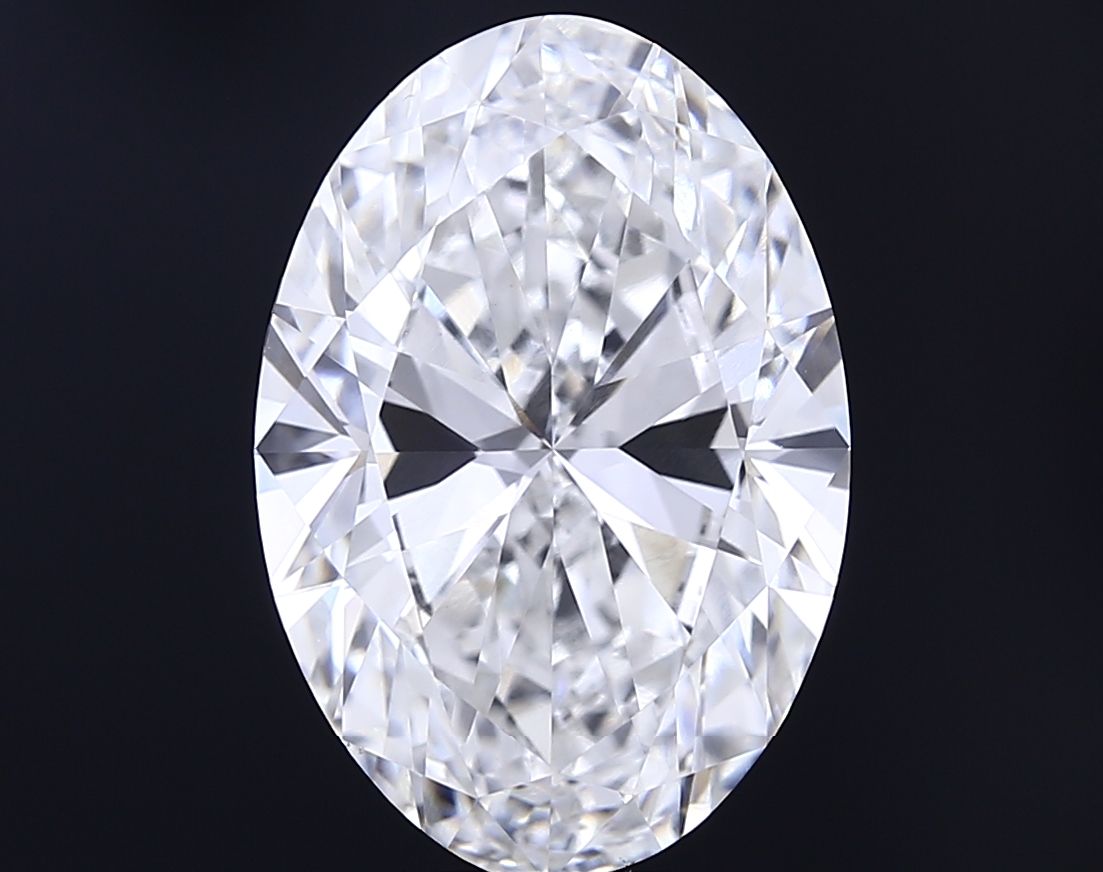 Lab-Grown Oval Diamond - 7.01 Carats, E Color, VS1 Clarity - Certified by IGI - Report Number: LG689506784
