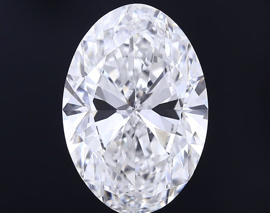 Lab-Grown Oval Diamond - 7.01 Carats, E Color, VS1 Clarity - Certified by IGI - Report Number: LG689506784