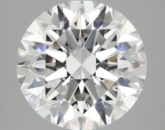 Lab-Grown Round Diamond - 4.07 Carats, E Color, VVS2 Clarity - Certified by IGI - Report Number: LG696509769