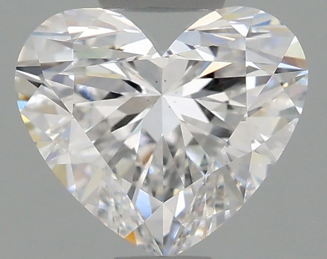 Lab-Grown Heart Diamond - 0.98 Carats, D Color, VS2 Clarity - Certified by IGI - Report Number: LG674556057