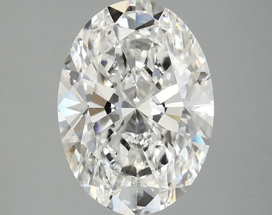 Lab-Grown Oval Diamond - 2.98 Carats, F Color, VVS2 Clarity - Certified by IGI - Report Number: LG687569616