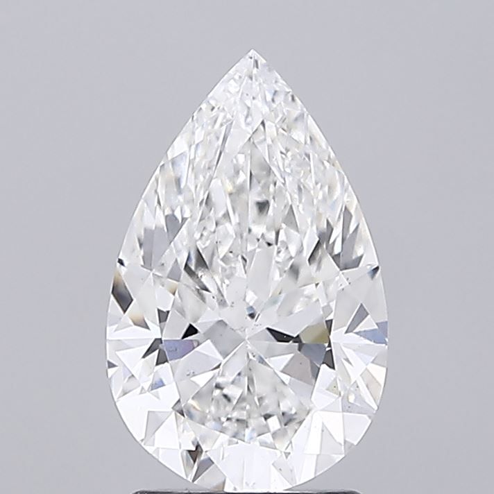 Lab-Grown Pear Diamond - 2.0 Carats, E Color, VS2 Clarity - Certified by IGI - Report Number: LG685598114