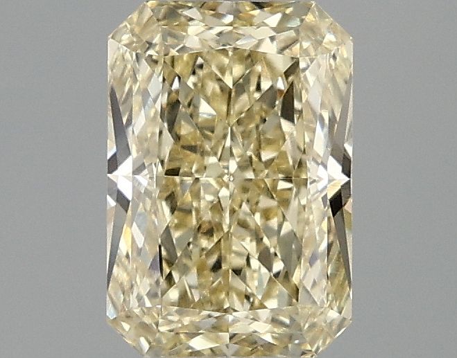 Lab-Grown Radiant Diamond - 1.54 Carats, Fancy Intense Yellow Color, VVS1 Clarity - Certified by IGI - Report Number: LG678596733
