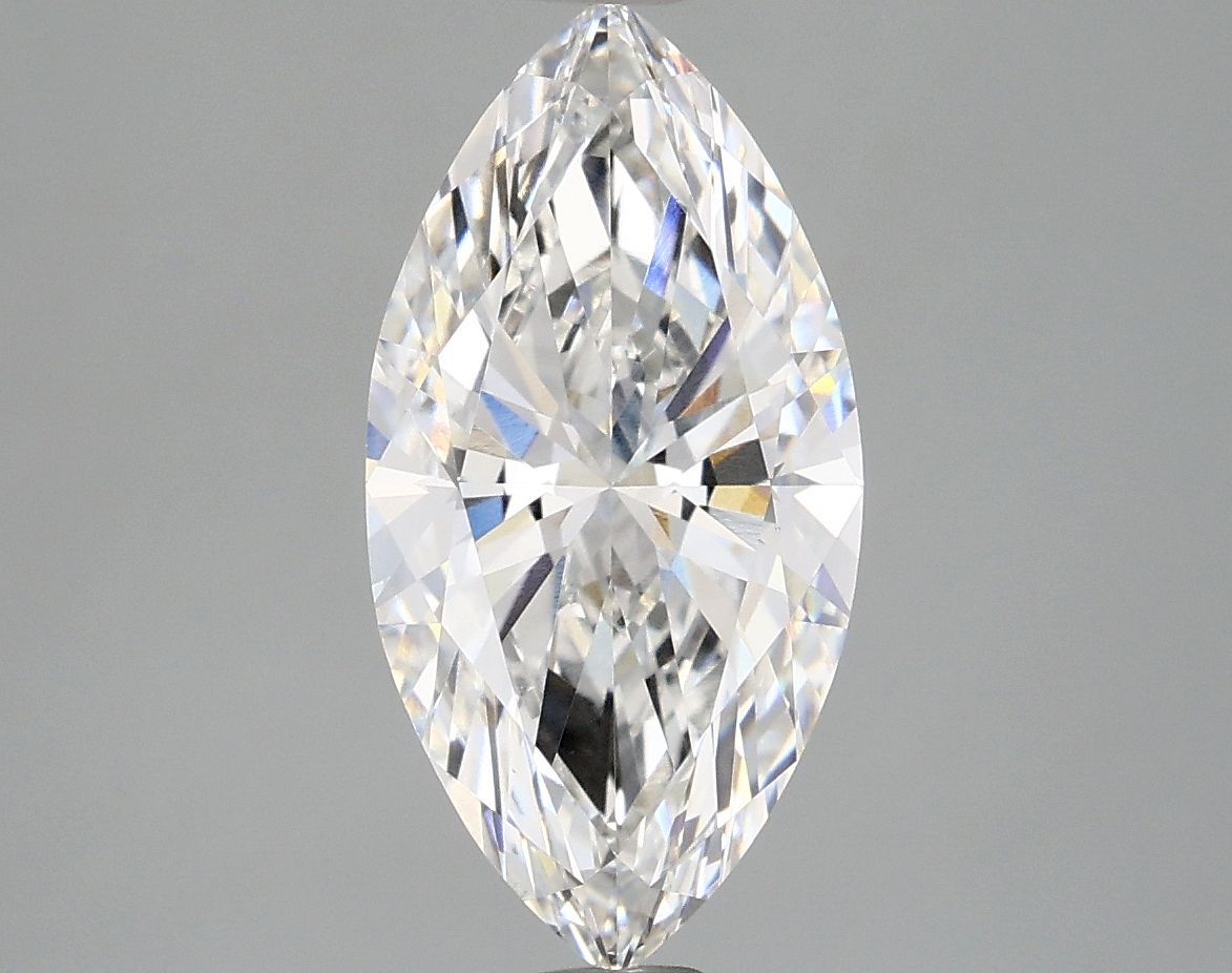 Lab-Grown Marquise Diamond - 2.45 Carats, E Color, VS1 Clarity - Certified by IGI - Report Number: LG669433245