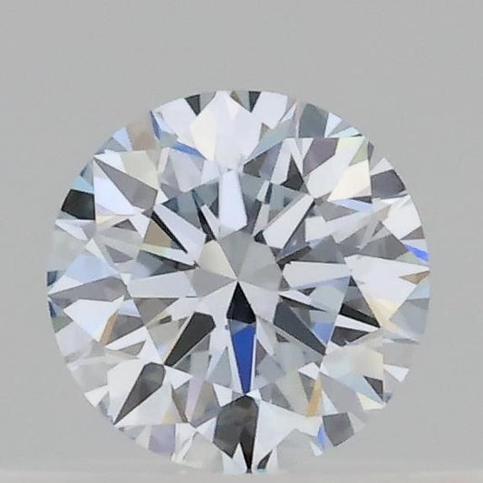 Lab-Grown Round Diamond - 0.3 Carats, Fancy Blue Color, VS1 Clarity - Certified by IGI - Report Number: LG689573705