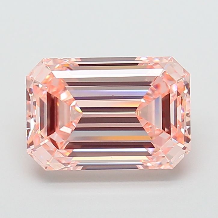 Emerald 4.08ct Fancy Intense Pink VVS2 - Cut • IGI • LG833624915