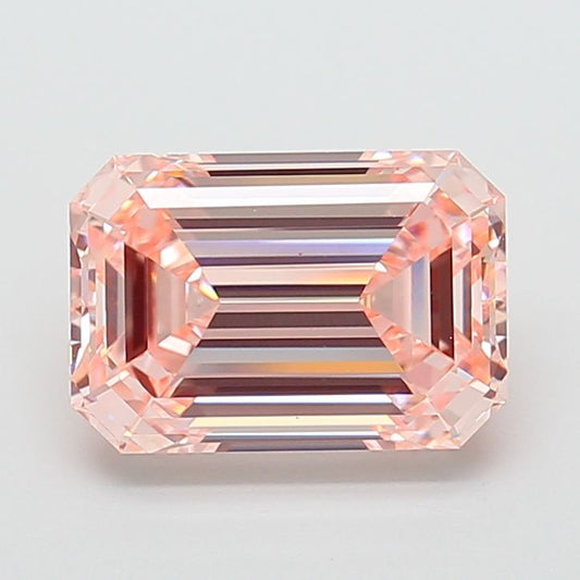 Emerald 4.08ct Fancy Intense Pink VVS2 - Cut • IGI • LG833624915