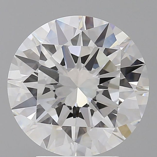 Lab-Grown Round Diamond - 3.55 Carats, E Color, VVS2 Clarity - Certified by IGI - Report Number: LG706577262