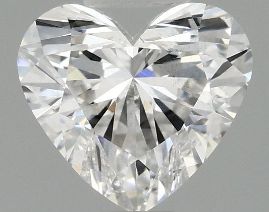 Lab-Grown Heart Diamond - 0.96 Carats, E Color, VS2 Clarity - Certified by IGI - Report Number: LG704577765