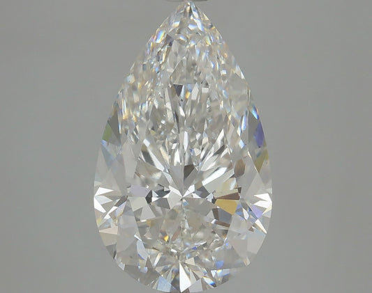 Lab-Grown Pear Diamond - 4.76 Carats, F Color, VS2 Clarity - Certified by IGI - Report Number: LG614311511