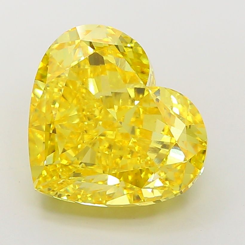Heart 15.13ct Fancy Vivid Yellow VVS2 - Cut • IGI • LG743547308