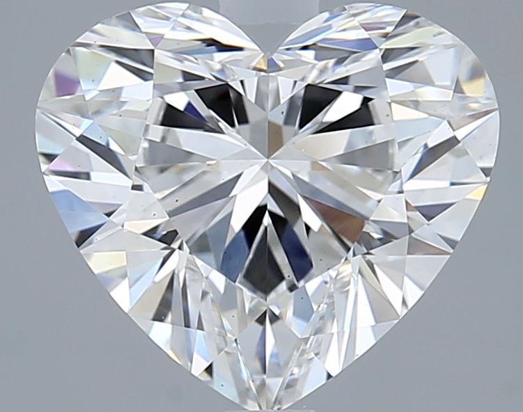 Lab-Grown Heart Diamond - 3.03 Carats, E Color, VS2 Clarity - Certified by IGI - Report Number: LG677506531