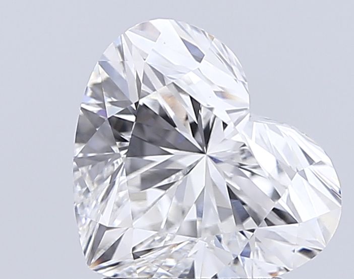 Lab-Grown Heart Diamond - 2.51 Carats, E Color, VVS2 Clarity - Certified by IGI - Report Number: LG673421422