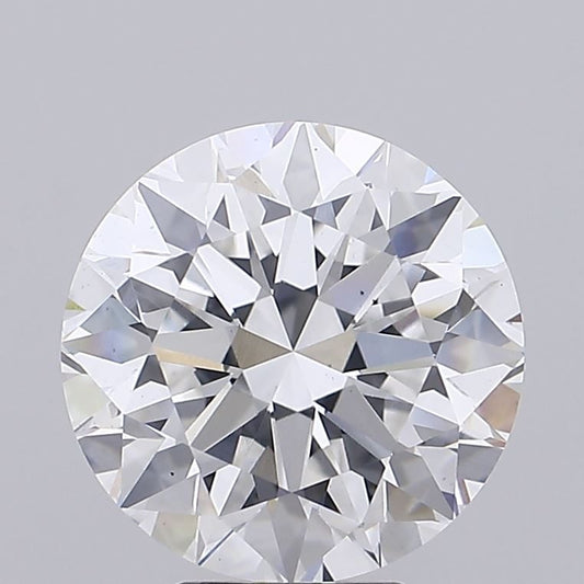 Lab-Grown Round Diamond - 6.01 Carats, E Color, VS1 Clarity - Certified by IGI - Report Number: LG683530189