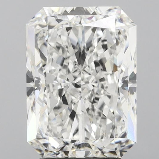 Lab-Grown Radiant Diamond - 4.04 Carats, F Color, VVS2 Clarity - Certified by IGI - Report Number: LG618490795