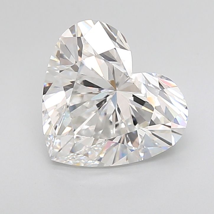 Lab-Grown Heart Diamond - 3.04 Carats, E Color, VVS2 Clarity - Certified by IGI - Report Number: LG669401003